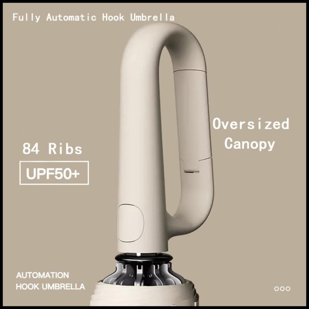 Compact Windproof Reverse Folding Umbrella Automa… - image 2